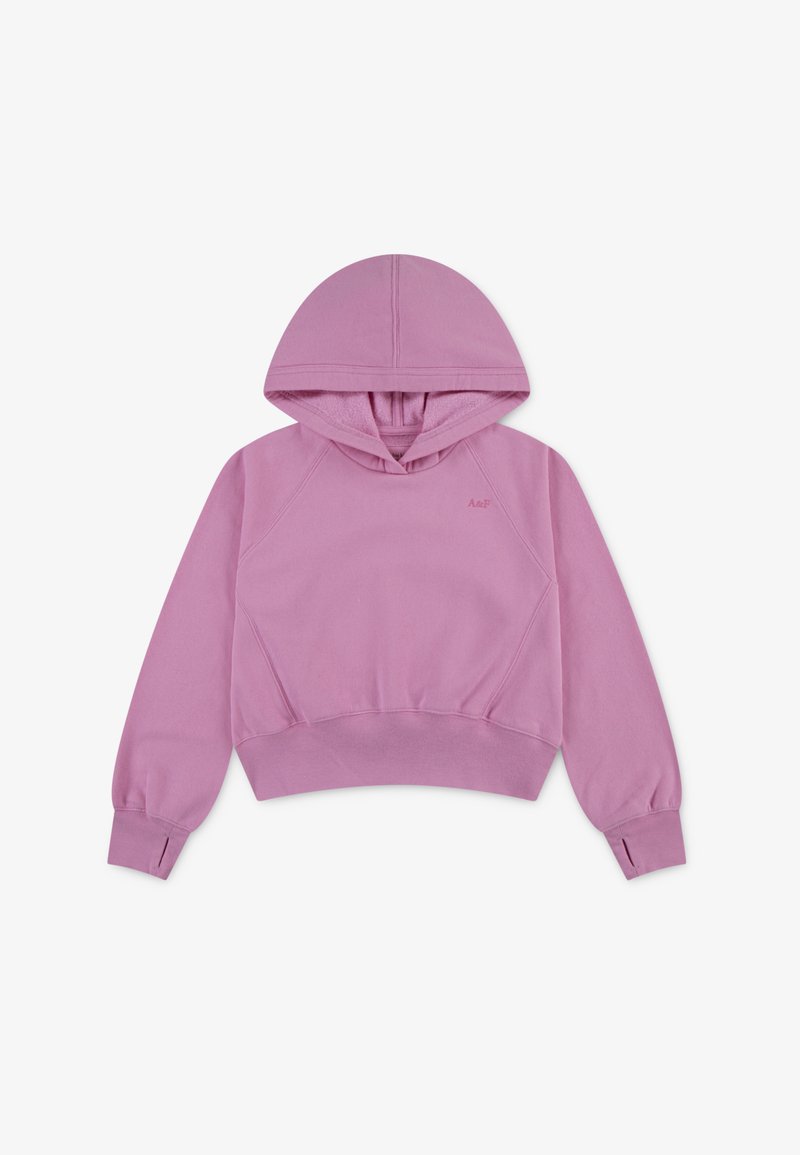 Abercrombie & Fitch ESSENTIAL HOODIE - Hoodie - begonia pink