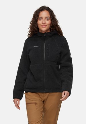FALERA PRO ML HOODED - Fleece jacket - black