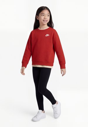 Friboo 5 PIECE UNISEX T-SHIRT, LEGGINGS & SWEATSHIRT SET - Melegítőfelső - red/beige/light pink