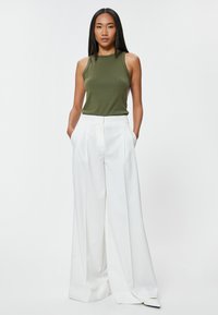 Koton CUT WORK - Broek - off white