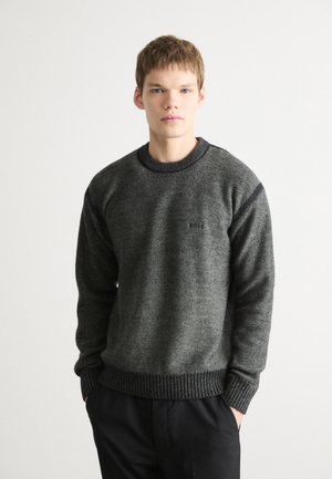 KLUNA - Strickpullover - black