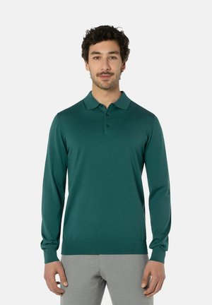 LANGARM - Poloshirt - dunkelgrün