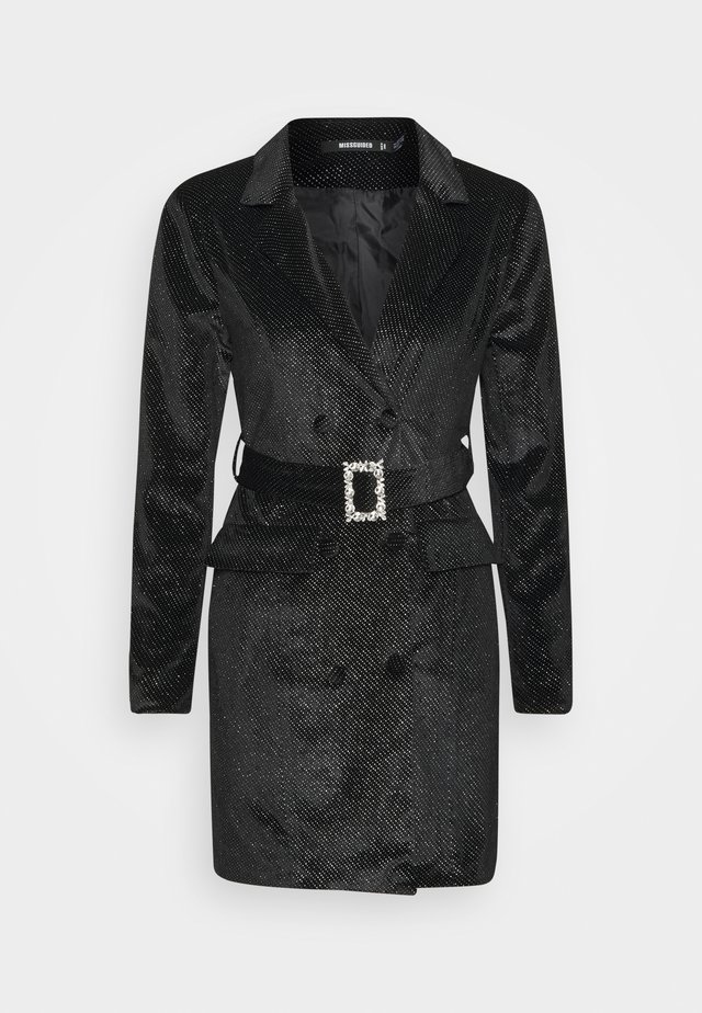 COSTELLO BELTED DRESS - Etuikleid - black