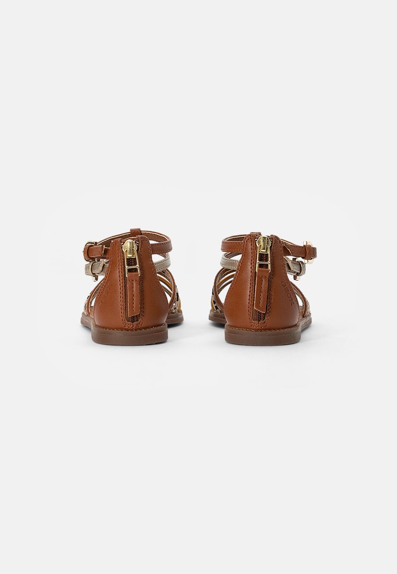 Kinder Riemchensandalen | Geox KARLY GIRL Riemensandalette caramel/braun - UE42248 Kinder Riemchensandalen | Geox KARLY GIRL Riemensandalette caramel/braun - UE42248