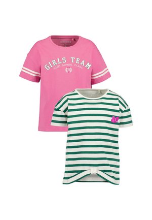 SPORTY - T-shirt print - m azalee dk grün