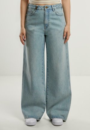 NAYA BASIC LIGHT - Wide Leg - sand blue