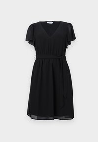 VIMICADA V NECK SHORT DRESS - Cocktail dress / Party dress - black beauty