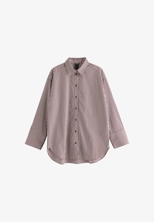 Lindex, LINDEX OVERSIZED SHIRT LINDEX - Camicia - dark dusty red