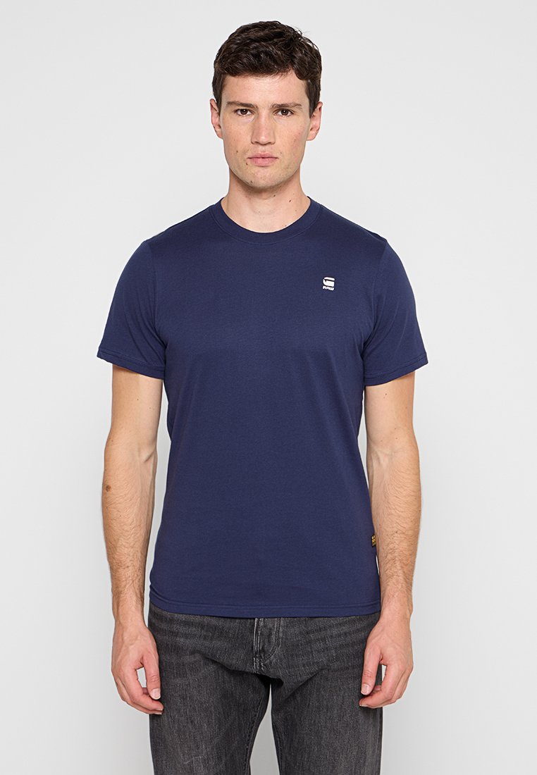 G-Star T-shirt basic donkerblauw