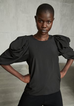 VALERIE PUFF SLEEVE - Camicetta - black