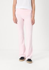 Gina Tricot - SOFT TOUCH FOLDED FLARE TROUSERS - Trousers - tender touch Thumbnail Image 1