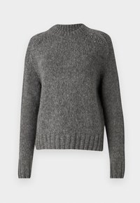 CREW NECK LONG SLEEVE CHUNKY - Pulover - dark shadow melange