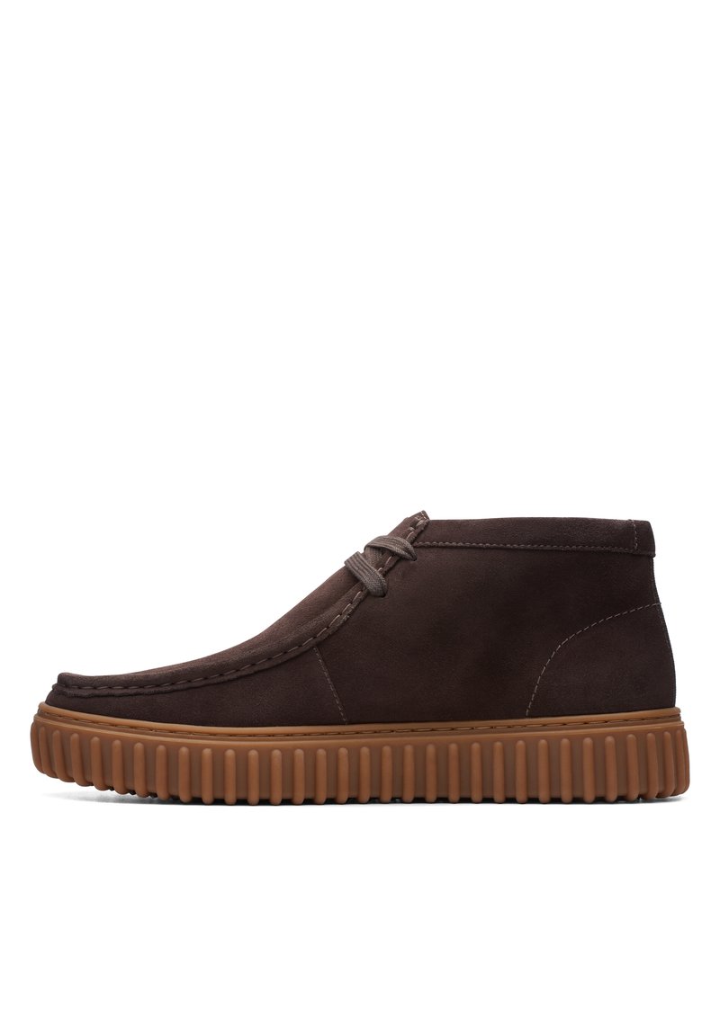 Clarks TORHILL HI - G - Veterboots - dark brown suede