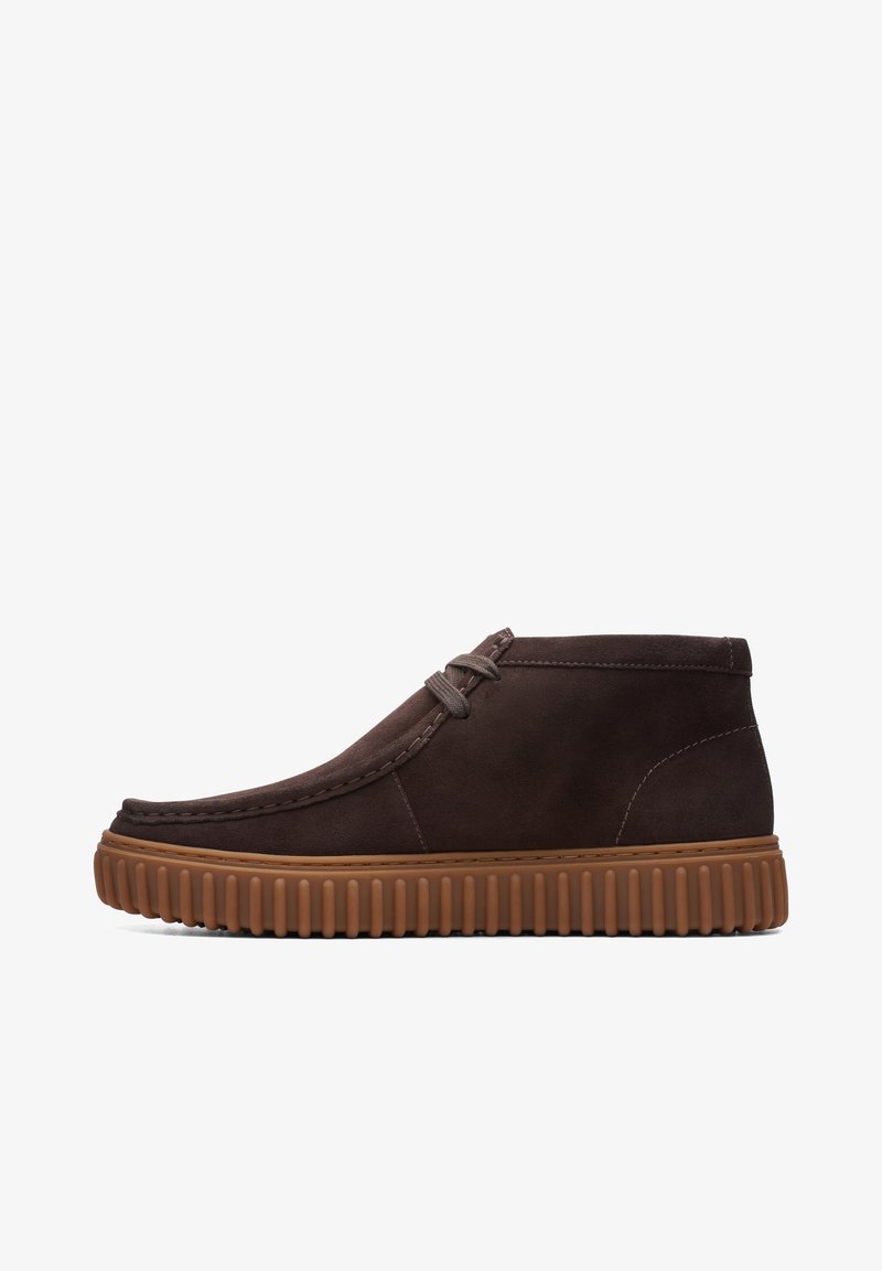 Clarks TORHILL HI - G - Stivaletti stringati - dark brown suede