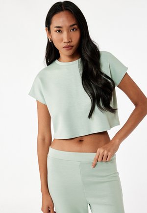 BASIC T-SHIRT . - T-Shirt basic - green
