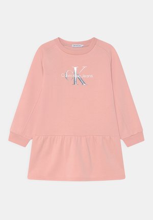 GRADIENT MONOGRAM FLARE DRESS - Denní šaty - pink blush