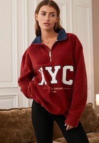 Next HALF ZIP - Fleecetrøjer - red