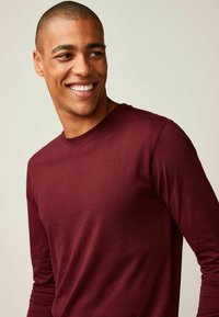 Next CREW NECK - Top dugih rukava - burgundy red