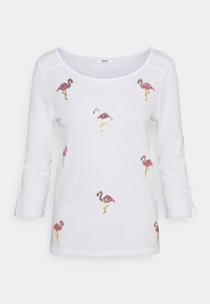 ONLY Camiseta de manga larga - white