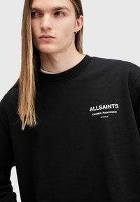 AllSaints SANCTUM CREW - Felpa - black