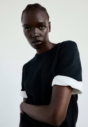 Mango, ADULT - T-shirt imprimé - dark blue