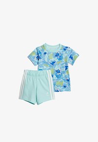 Unselected, semi flash aqua multicolor