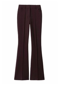 Reiss GABI FLARED  - Pantaloni - berry