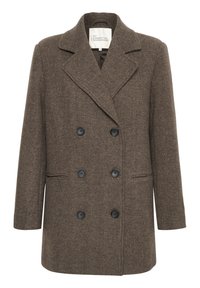 FRANNIE - Klassisk frakke - seal brown melange
