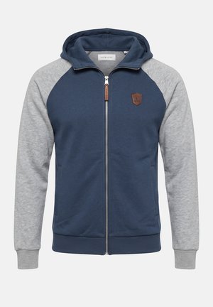 Pier One by Zalando, ZIPTHROUGH - Суитшърт с цип - navy blue