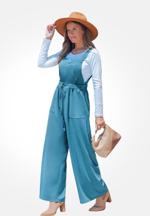 WITH DRAWSTRING WAIST - Jumpsuit - green