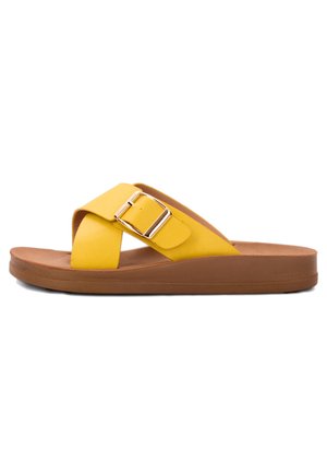 KEDDO - Slip-ins med klack - yellow