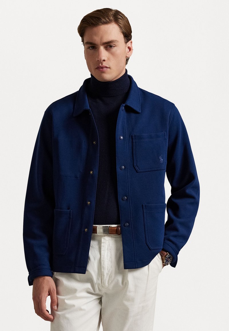 Polo Ralph Lauren DOUBLE-KNIT OVERSHIRT - Πουκάμισο - east side royal