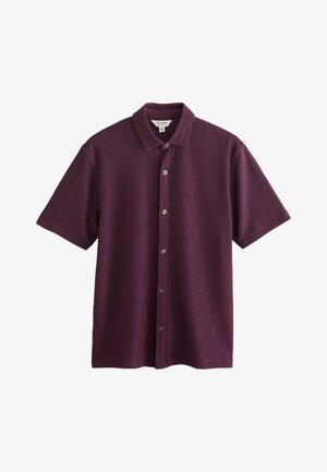 Next, REGULAR FIT - TEXTURED JERSEY SHORT SLEEVE SHIRT . - Skjorter - red