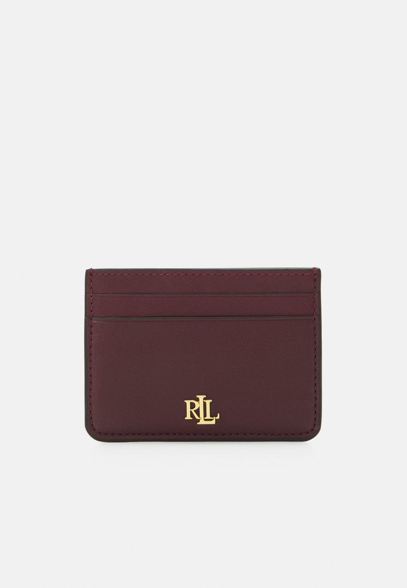 Lauren Ralph Lauren LEATHER CARD CASE - Maks - vintage burgundy
