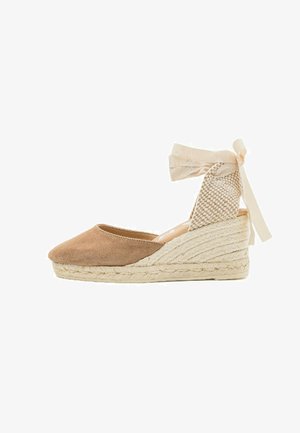 Manebí, HAMPTONS LOW WEDGE ESPADRILLES - Francesine - vintage taupe