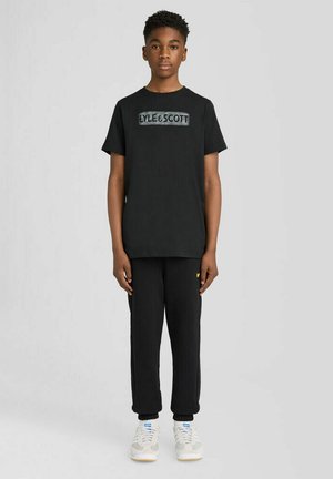 Lyle & Scott, LYLE & SCOTT SS T-SHIRTS MOTION LOGO GRAPHIC T-SHIRT - T-Shirt print - z jet black