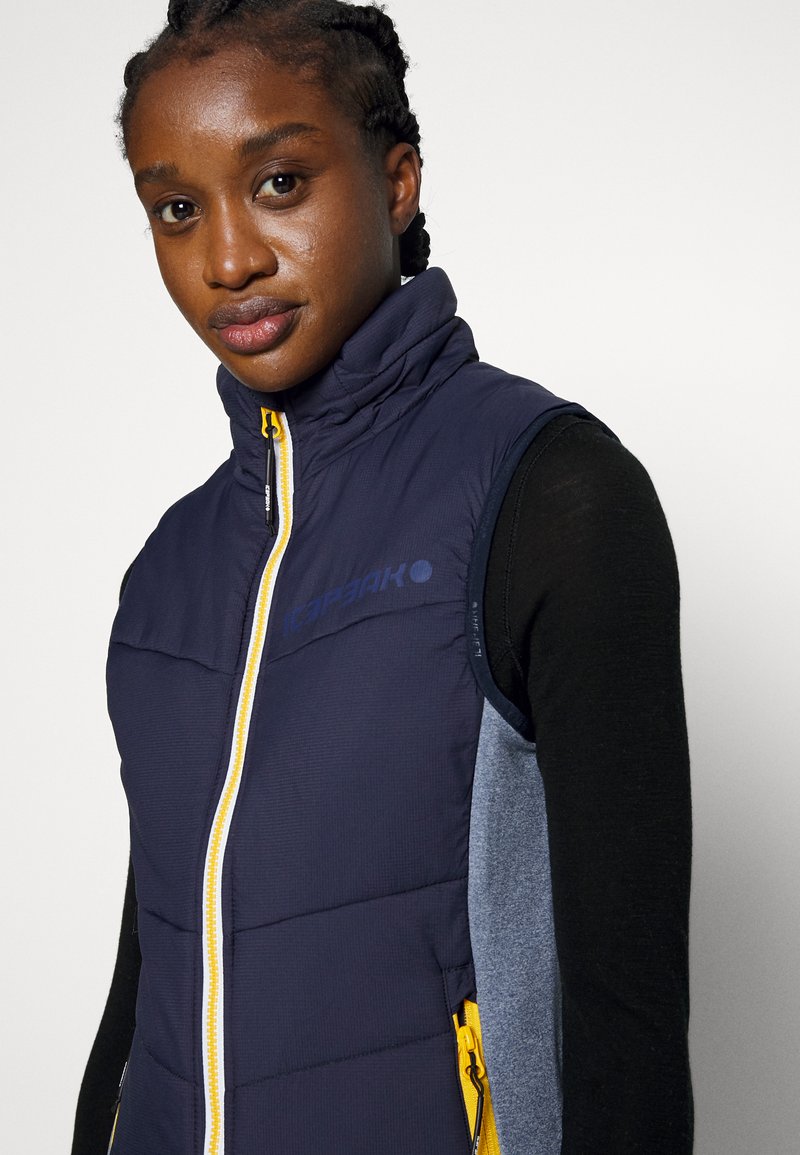 Damen Sportbekleidung | Icepeak DAHN Weste dark blue/blau - RL44657 Damen Sportbekleidung | Icepeak DAHN Weste dark blue/blau - RL44657