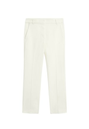 Massimo Dutti, STRETCH TECHNICAL PANTS - Trousers - white