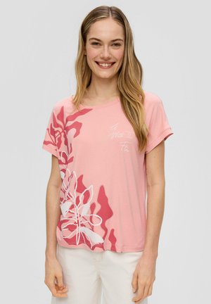 s.Oliver Print T-shirt - pfirsich