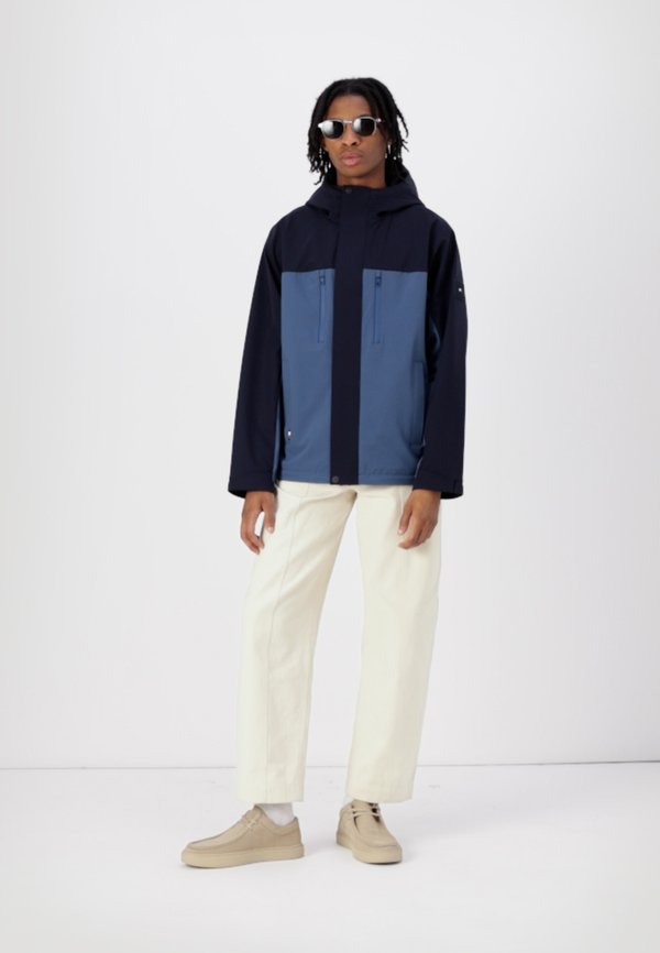 COLOR BLOCKING HOODED - Light jacket - desert sky2
