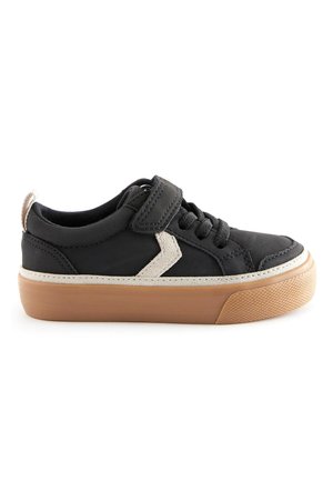 TOUCH FASTENING CHEVRON SHOES - Trainers - black
