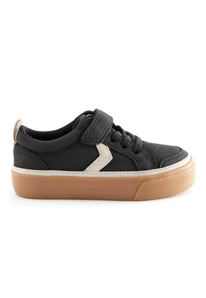 TOUCH FASTENING CHEVRON SHOES - Sneaker low - black