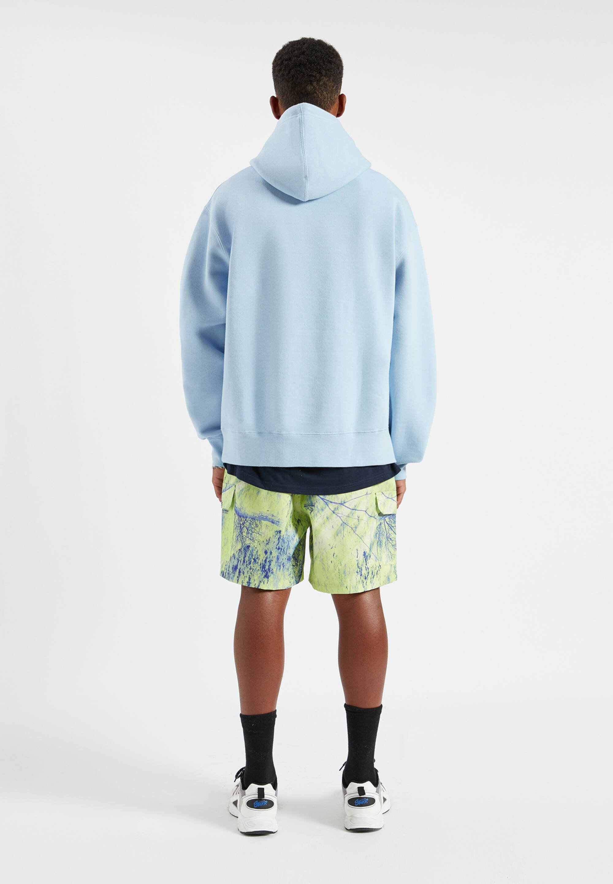pull and bear light blue hoodie