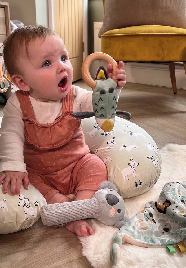 GESCHENKSET DSCHUNGELTIERE – Geschenk zur Geburt – mehrfarbig