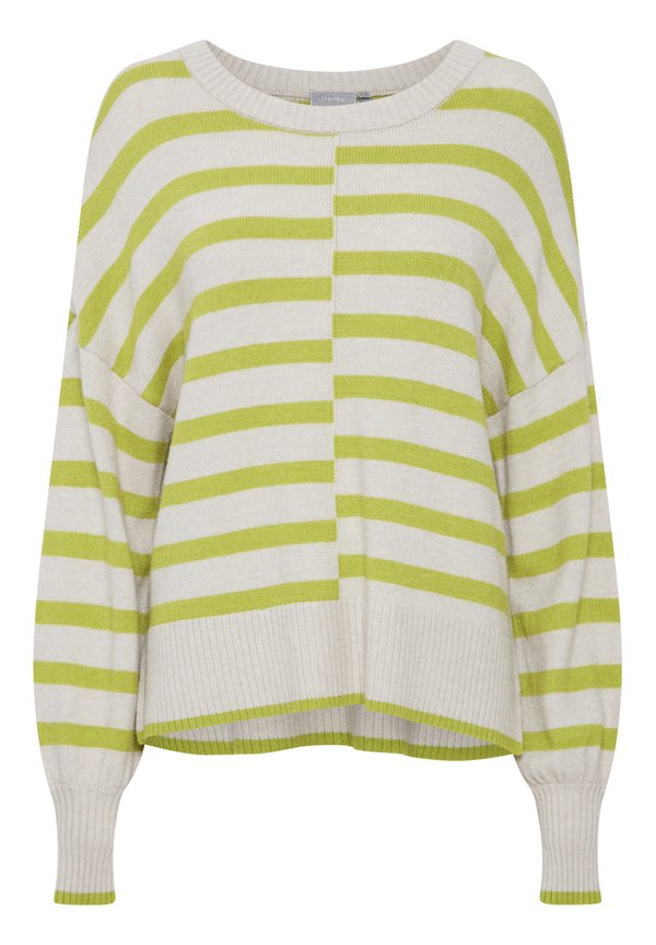 FRBITTE - Jumper - Dark Citron Mix2