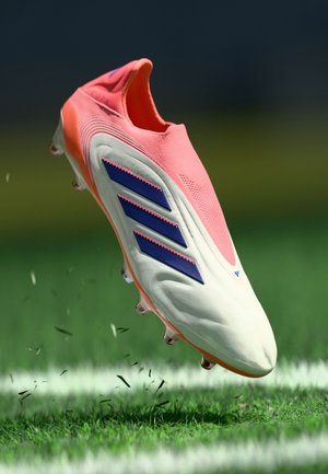 COPA PURE III ELITE LL FG - Voetbalschoenen voor harde ondergrond - off white/lucid blue/signal coral