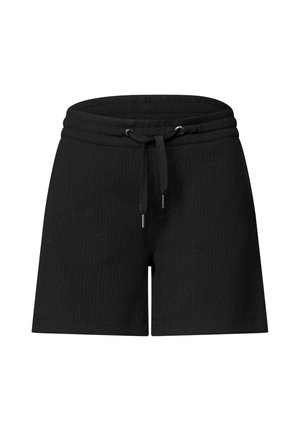 Street One, SHORTS MIT STRUKTUR IM LOOSE FIT - Short - black