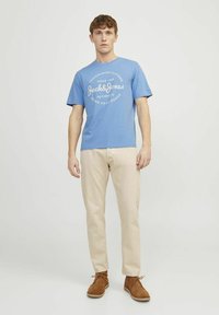 Jack & Jones RUNDHALS - T-shirt con stampa - pacific coast