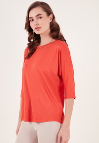 LELA CREW NECK  - Långärmad tröja - coral