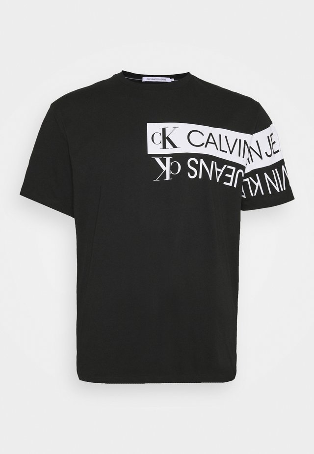 PLUS MIRROR LOGO SEASONAL TEE - T-Shirt print - black